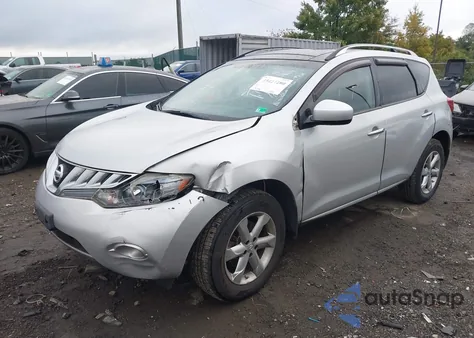 2010 Nissan Murano Sl z USA, uszkodzony, nr VIN JN8AZ1MWXAW136587